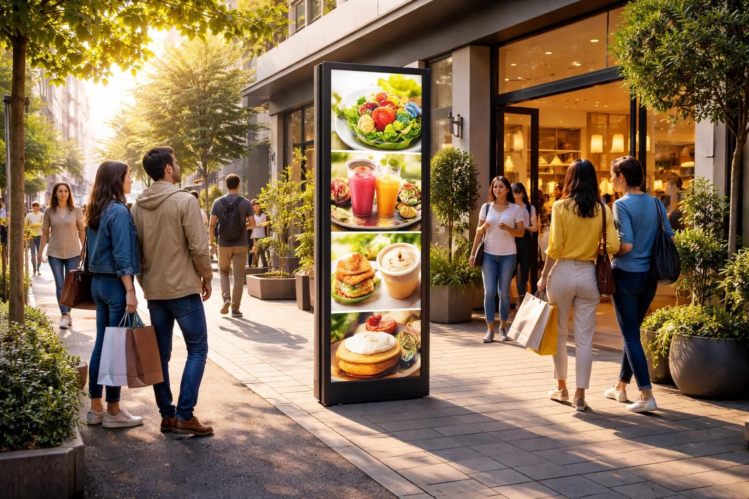 découvrez les avantages d’un totem publicitaire pour attirer plus de clients et booster la visibilité de votre commerce local.